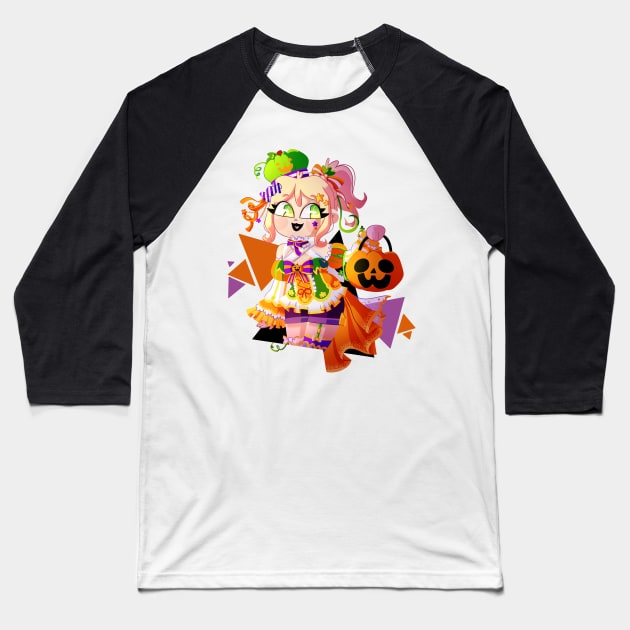 Halloween Mari Ohara Baseball T-Shirt by scribblekisses